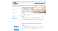 Desktop Screenshot of kida.dk